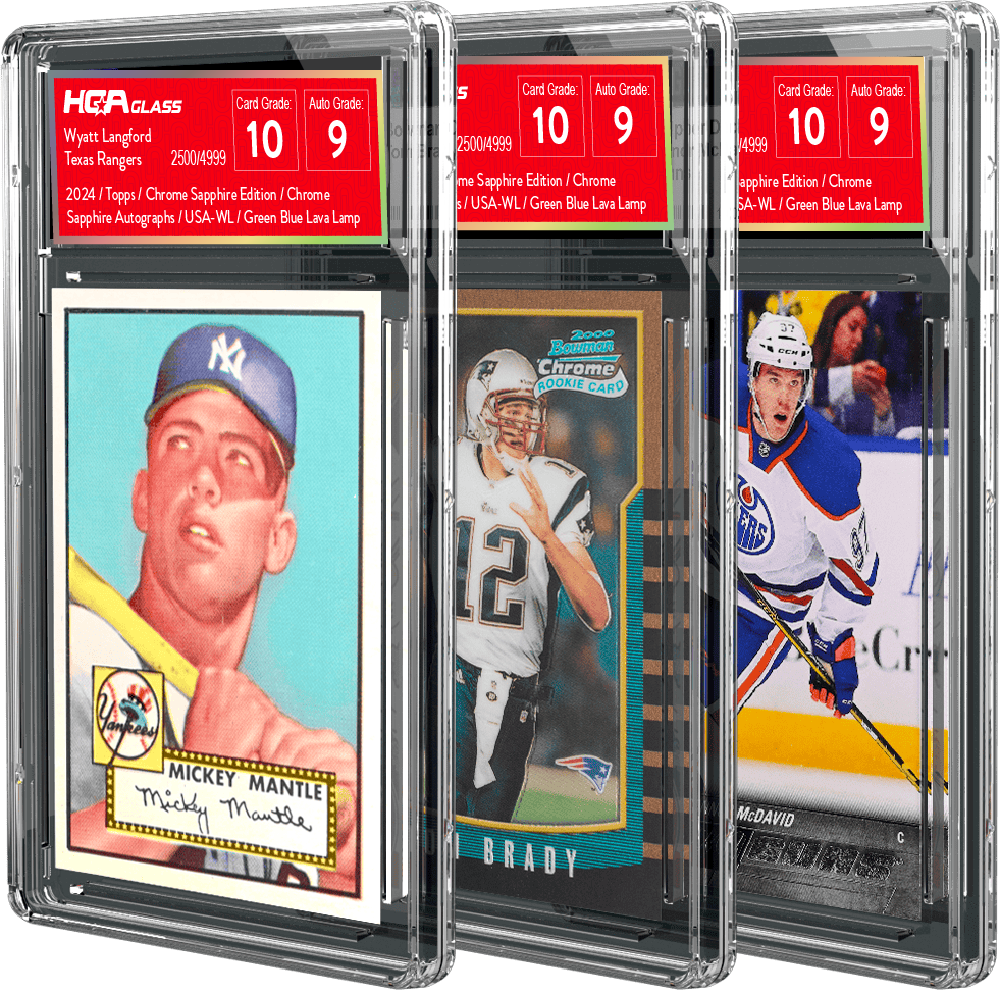 HGA graded card in protective slab