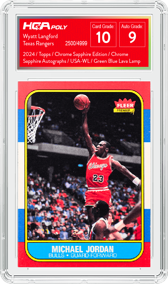 HGA Poly graded card slab